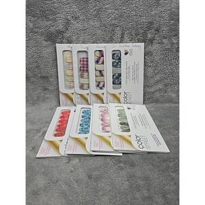 Lot Of 8 Color‎ Street Real Nail Polish Strips Cammo Colorblast Waves Patterns
